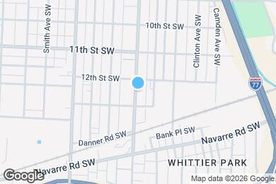 Map image of the property - 1216 Dueber Ave SW
