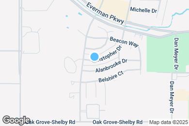 Map image of the property - 1816 Christopher Dr