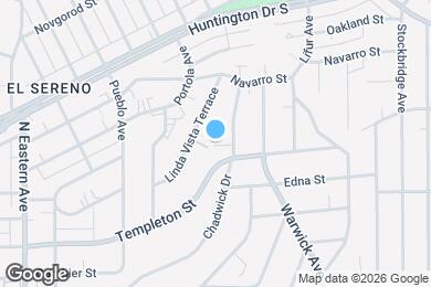 Map image of the property - 3411 1/2 Chadwick Dr