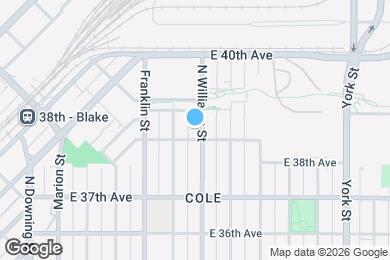 Map image of the property - 3817 N Williams St