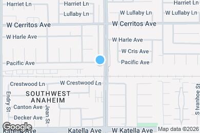 Map image of the property - 9962 Pacific Ave