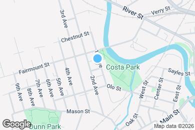 Map image of the property - 102 1st Ave