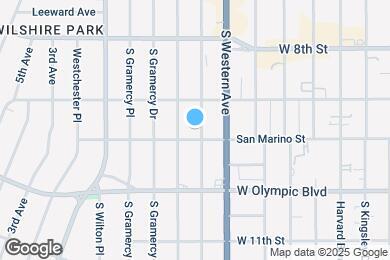 Map image of the property - 933 S Manhattan Pl