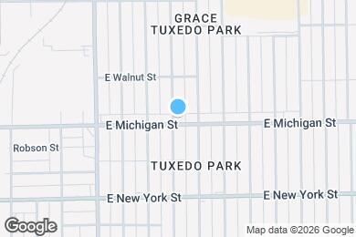 Map image of the property - 4004 E Michigan St