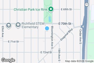 Map image of the property - 7025 15th Ave S