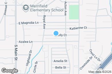Map image of the property - 430 Kelly Ct