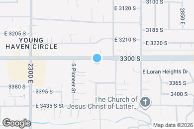 Map image of the property - 2544 E 3300 S