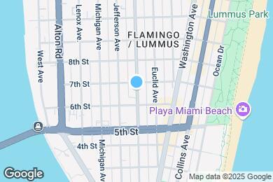 Map image of the property - 700 Meridian Ave