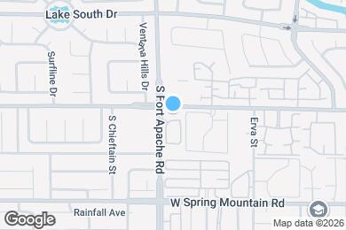 Map image of the property - 3320 S Fort Apache Rd