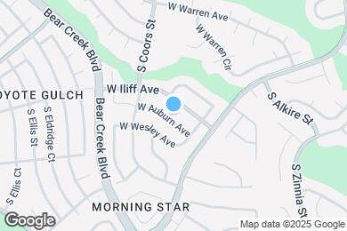 Map image of the property - 13489 W Auburn Ave