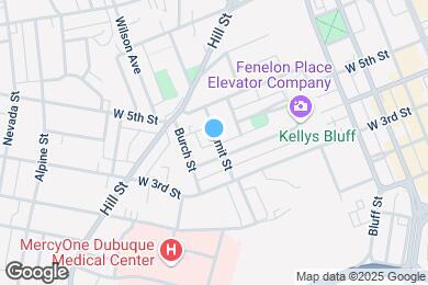 Map image of the property - 421 Summit St