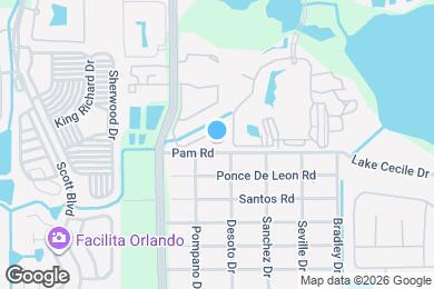 Map image of the property - 2719 N Poinciana Blvd