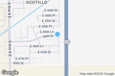 Map image of the property - 7970 E 46th Pl