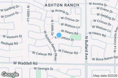 Map image of the property - 14879 W Ventura St