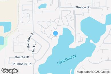 Map image of the property - Altamonte Springs Lakefront Gated Community!  1/1 with a fireplace.  Coming Soon!