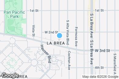 Map image of the property - 232 S Poinsettia Pl