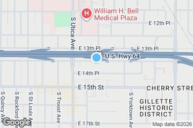 Map image of the property - 1748 E 14th St