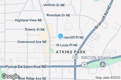 Map image of the property - 1111 Briarcliff Pl NE