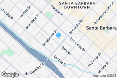 Map image of the property - 328 East Carrillo Street