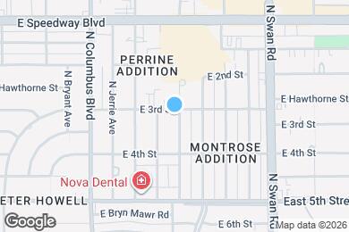 Map image of the property - 831 N Belvedere Ave