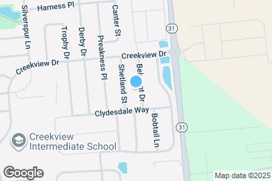 Map image of the property - 2021 Belmont Dr