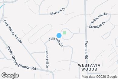 Map image of the property - 1208 Park Hill Cir