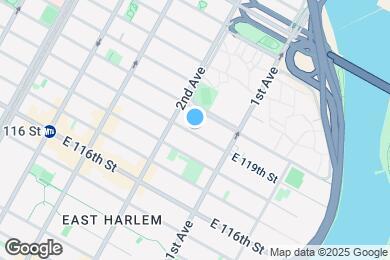 Map image of the property - 321 E 119th St