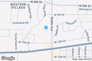 Map image of the property - 2509 W 11th St