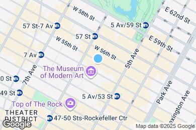 Map image of the property - 48 W 55th St