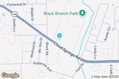 Map image of the property - 601 Firestone Ln
