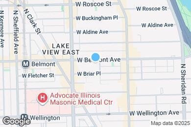 Map image of the property - 705 W Brompton Ave