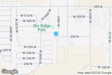 Map image of the property - 345 N 2480 W