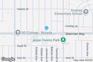 Map image of the property - 17821 Sherman Way