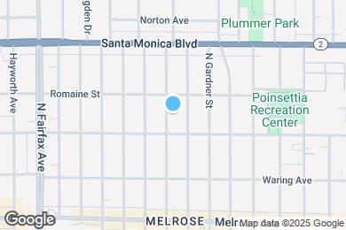 Map image of the property - 924 N Curson Ave