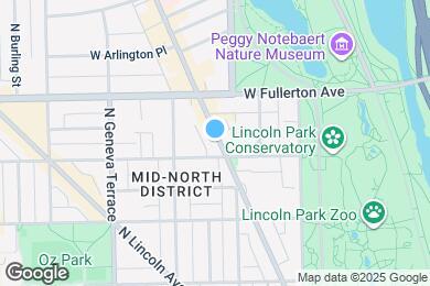 Map image of the property - 2318 N Clark St