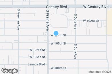 Map image of the property - 3924 W 104th St
