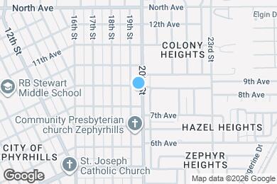 Map image of the property - 5647 20th St