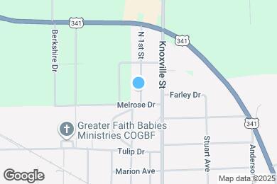 Map image of the property - 1003 N 1st St