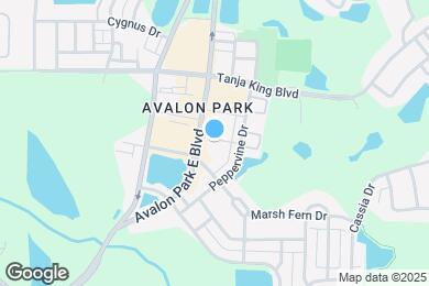 Map image of the property - Parkside at Avalon Park