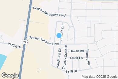 Map image of the property - 1609 Hillside Dr