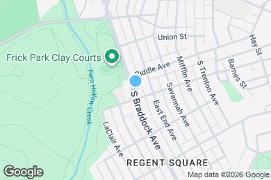 Map image of the property - 823 S Braddock Ave