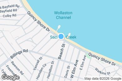 Map image of the property - 677 Quincy Shore Dr