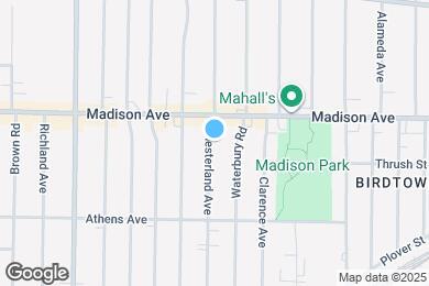 Map image of the property - 2027 Chesterland Ave