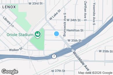 Map image of the property - 6222 W 35th St