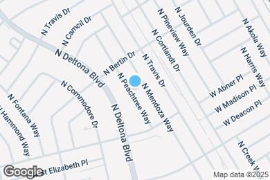 Map image of the property - 9197 N Peachtree Way