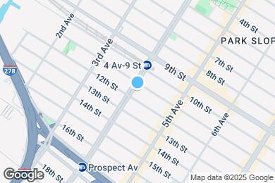 Map image of the property - 475 4th Ave