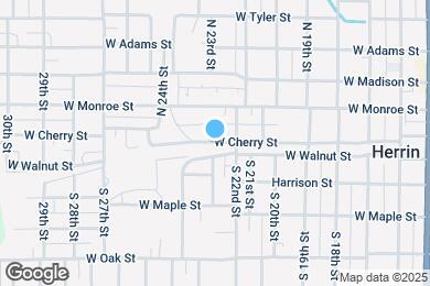 Map image of the property - 821 W Cherry St