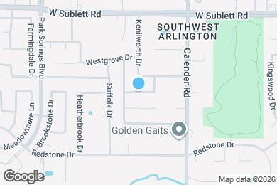 Map image of the property - 832 Thorn Hill Dr
