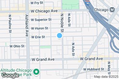 Map image of the property - 1409 W Erie St