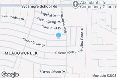 Map image of the property - 2520 Clovermeadow Dr